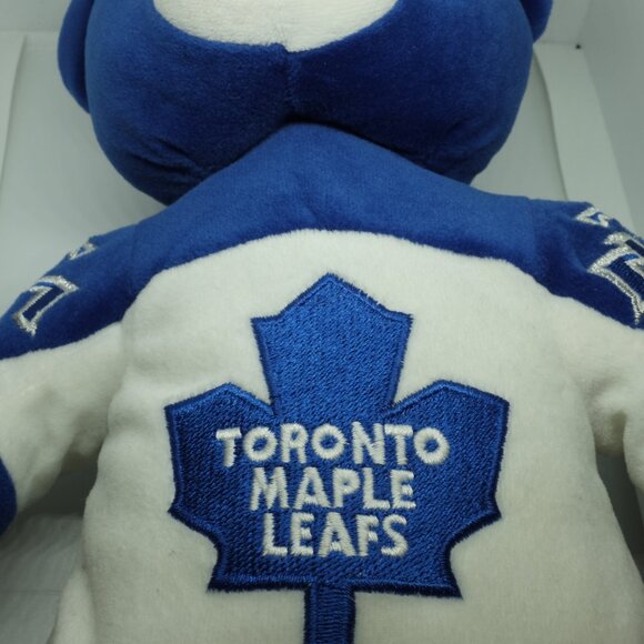1990s Team Beans Ice Bears NHL Toronto Maple Leafs Bean Bear plush Hockey - Picture 4 of 11